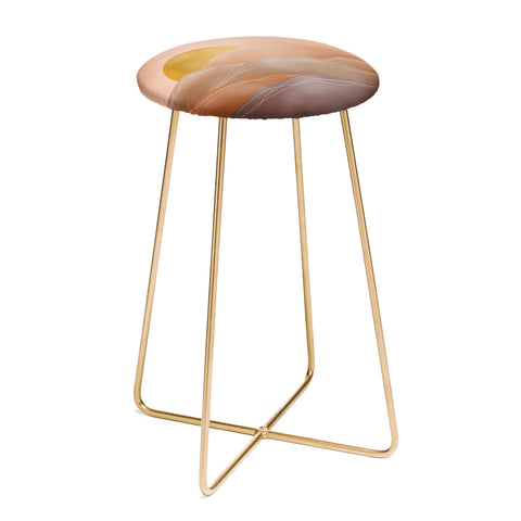 Marta Barragan Camarasa Terracotta sunrise I Counter Stool