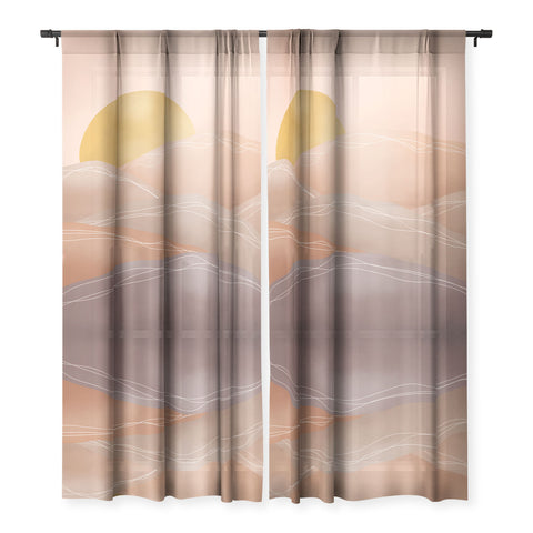 Marta Barragan Camarasa Terracotta sunrise I Sheer Non Repeat