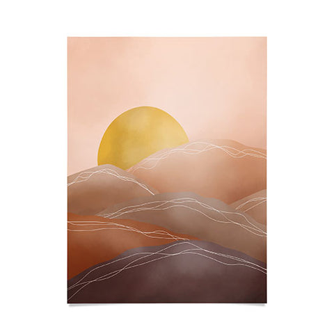 Marta Barragan Camarasa Terracotta sunrise I Poster