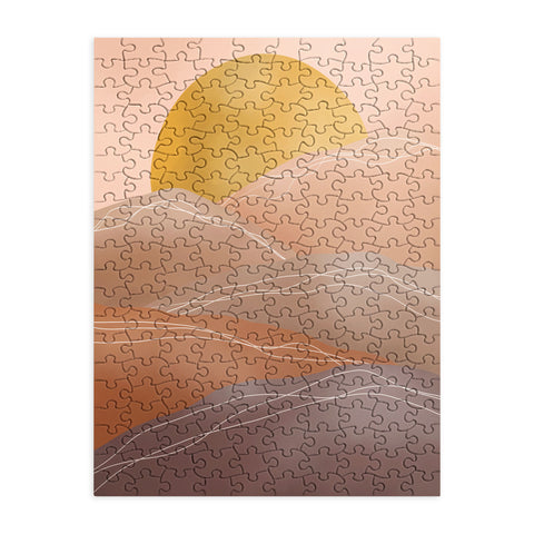 Marta Barragan Camarasa Terracotta sunrise I Puzzle