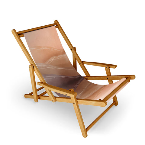 Marta Barragan Camarasa Terracotta sunrise I Sling Chair