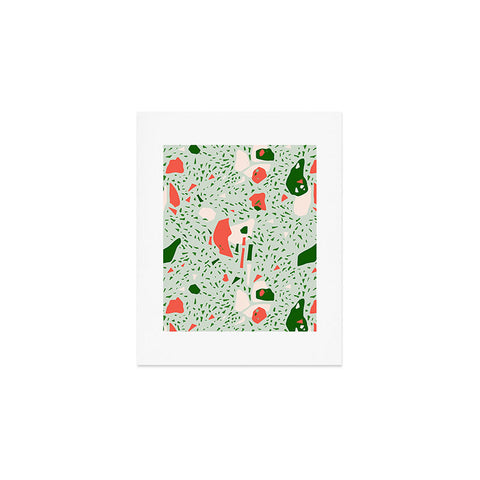 Marta Barragan Camarasa Terrazzo abstract forms Art Print