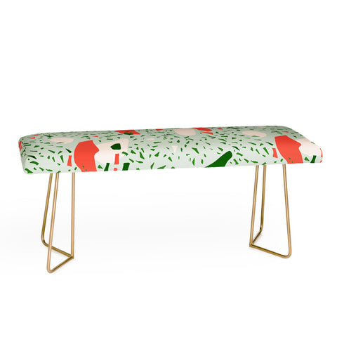 Marta Barragan Camarasa Terrazzo abstract forms Bench