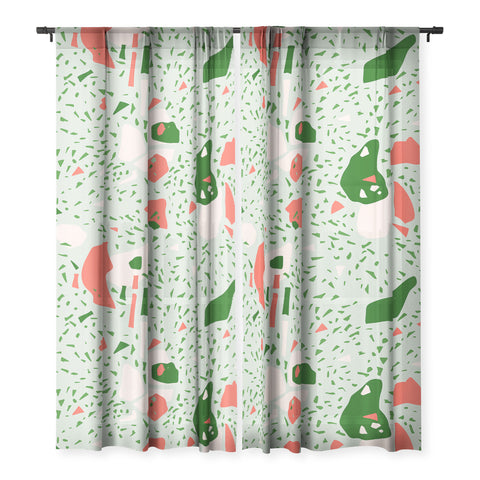 Marta Barragan Camarasa Terrazzo abstract forms Sheer Non Repeat