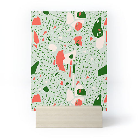 Marta Barragan Camarasa Terrazzo abstract forms Mini Art Print