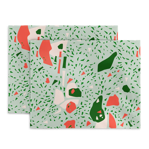 Marta Barragan Camarasa Terrazzo abstract forms Placemat