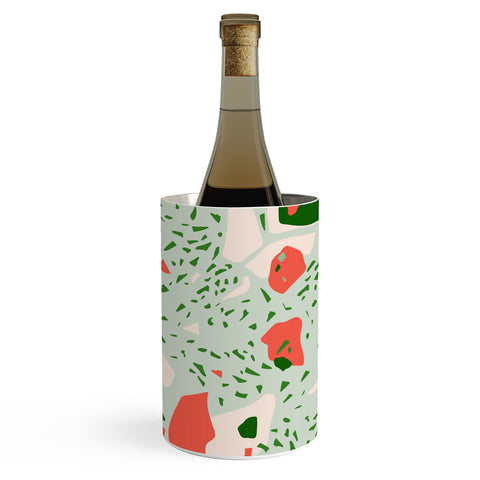 Marta Barragan Camarasa Terrazzo abstract forms Wine Chiller