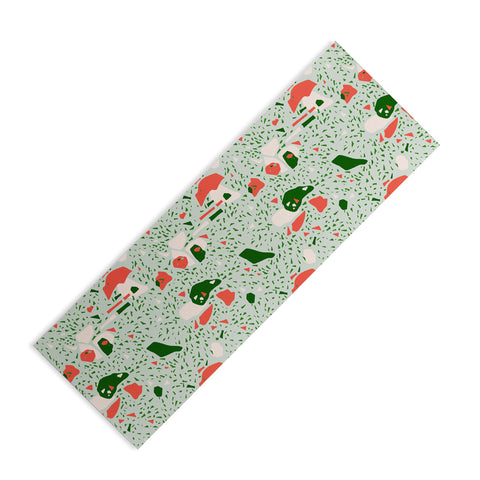 Marta Barragan Camarasa Terrazzo abstract forms Yoga Mat