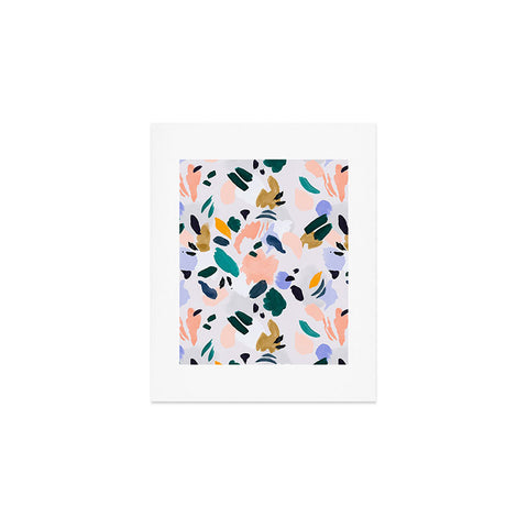 Marta Barragan Camarasa Terrazzo brushstrokes Art Print