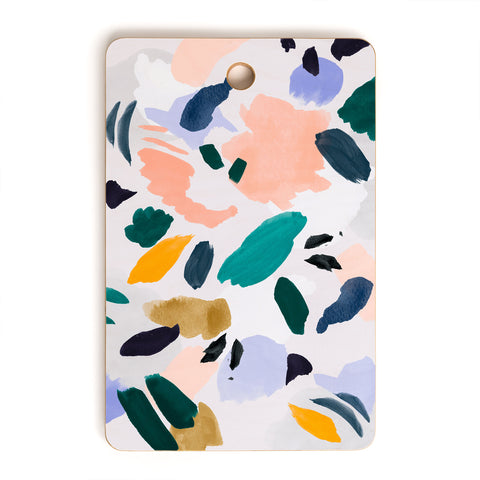 Marta Barragan Camarasa Terrazzo brushstrokes Cutting Board Rectangle