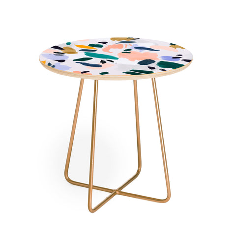 Marta Barragan Camarasa Terrazzo brushstrokes Round Side Table