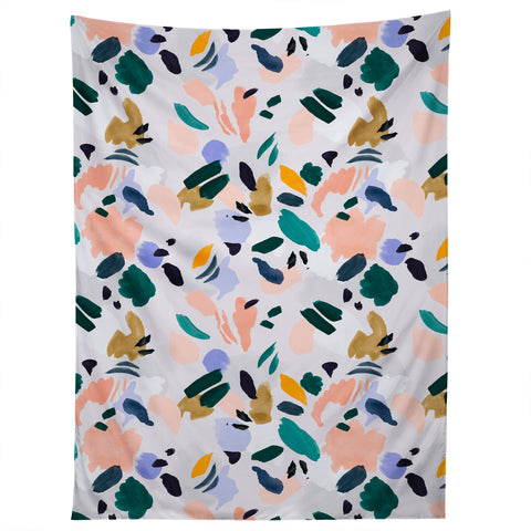 Marta Barragan Camarasa Terrazzo brushstrokes Tapestry
