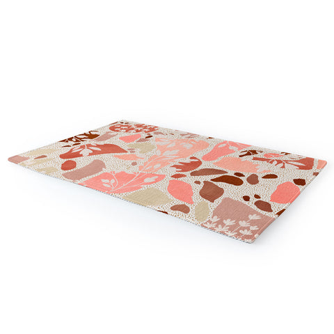 Marta Barragan Camarasa Terrazzo of dots and plants Area Rug