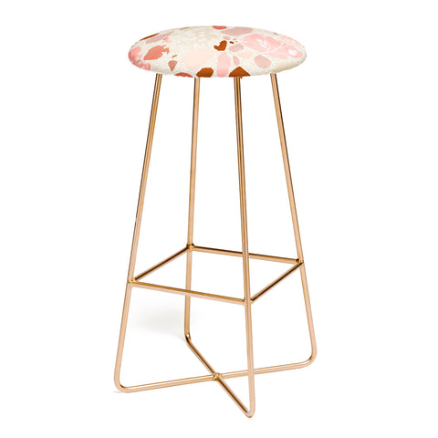 Marta Barragan Camarasa Terrazzo of dots and plants Bar Stool