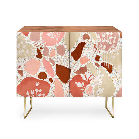 Marta Barragan Camarasa Terrazzo of dots and plants Credenza