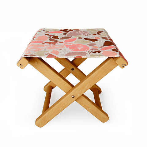 Marta Barragan Camarasa Terrazzo of dots and plants Folding Stool