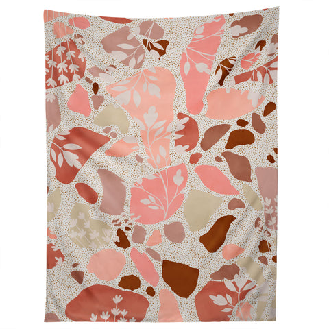 Marta Barragan Camarasa Terrazzo of dots and plants Tapestry