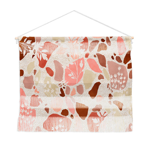 Marta Barragan Camarasa Terrazzo of dots and plants Wall Hanging Landscape