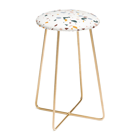 Marta Barragan Camarasa Terrazzo Simple Forms Counter Stool
