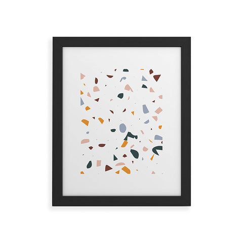 Marta Barragan Camarasa Terrazzo Simple Forms Framed Art Print