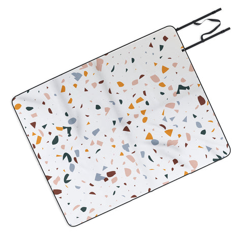 Marta Barragan Camarasa Terrazzo Simple Forms Picnic Blanket