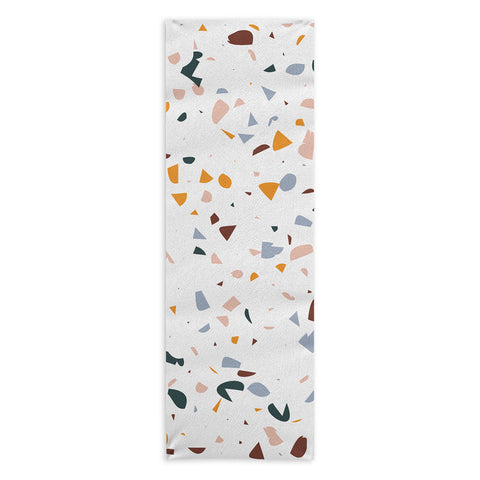 Marta Barragan Camarasa Terrazzo Simple Forms Yoga Towel