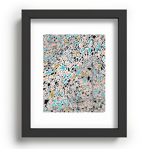 Marta Barragan Camarasa Terrazzo waves Recessed Framing Rectangle