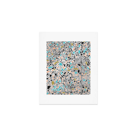Marta Barragan Camarasa Terrazzo waves Art Print