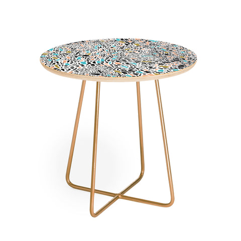 Marta Barragan Camarasa Terrazzo waves Round Side Table