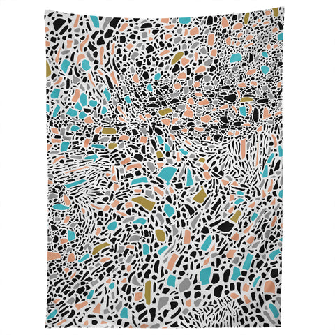 Marta Barragan Camarasa Terrazzo waves Tapestry