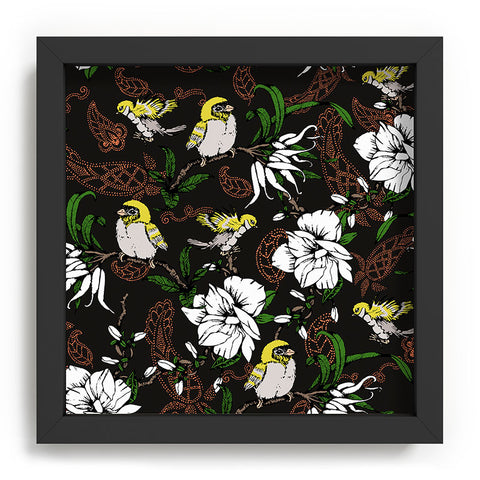 Marta Barragan Camarasa The Birds of Paradise and the Paisley Garden Recessed Framing Square