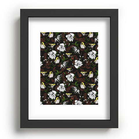 Marta Barragan Camarasa The Birds of Paradise and the Paisley Garden Recessed Framing Rectangle