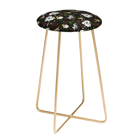 Marta Barragan Camarasa The Birds of Paradise and the Paisley Garden Counter Stool