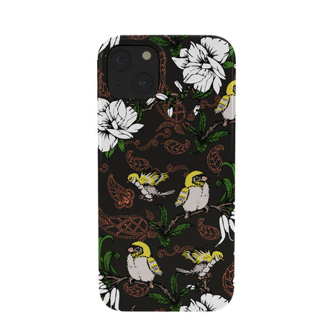 Marta Barragan Camarasa The Birds of Paradise and the Paisley Garden Phone Case