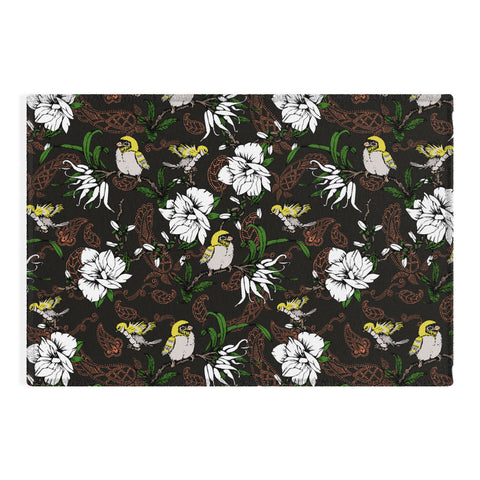Marta Barragan Camarasa The Birds of Paradise and the Paisley Garden Outdoor Rug
