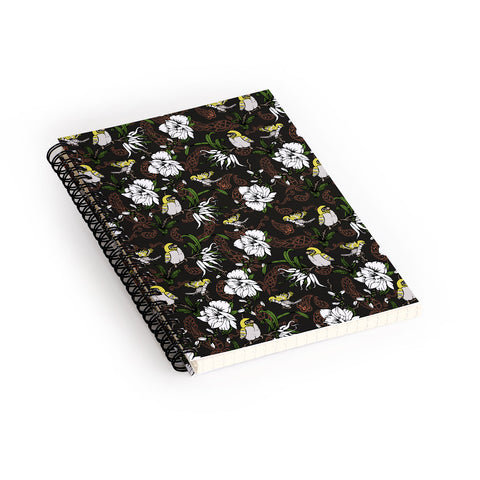 Marta Barragan Camarasa The Birds of Paradise and the Paisley Garden Spiral Notebook