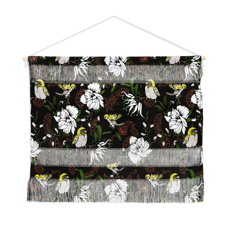 Marta Barragan Camarasa The Birds of Paradise and the Paisley Garden Wall Hanging Landscape