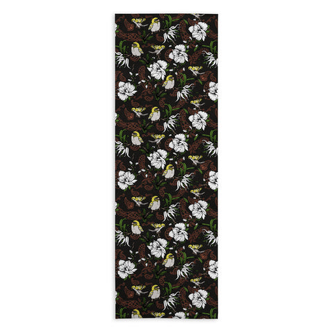 Marta Barragan Camarasa The Birds of Paradise and the Paisley Garden Yoga Towel