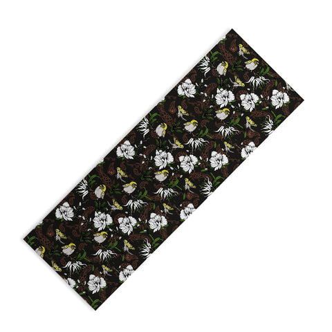 Marta Barragan Camarasa The Birds of Paradise and the Paisley Garden Yoga Mat