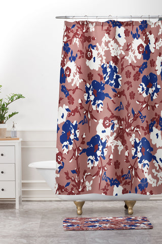 Marta Barragan Camarasa The garden 23 Shower Curtain And Mat