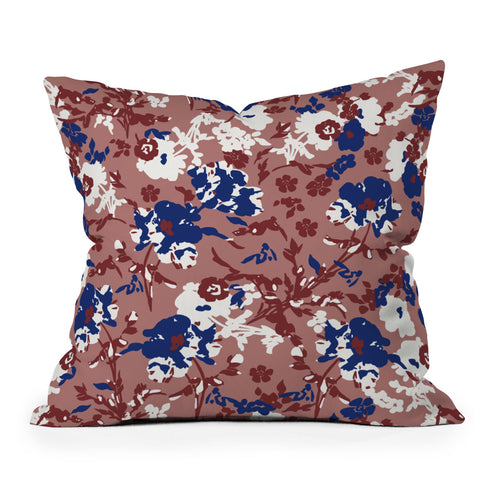 Marta Barragan Camarasa The garden 23 Throw Pillow