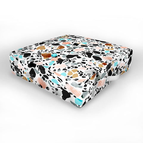 Marta Barragan Camarasa The hands of terrazzo Outdoor Floor Cushion