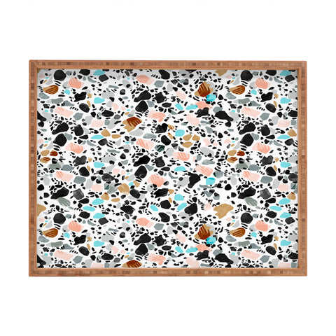 Marta Barragan Camarasa The hands of terrazzo Rectangular Tray