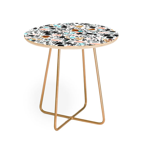 Marta Barragan Camarasa The hands of terrazzo Round Side Table