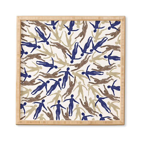 Marta Barragan Camarasa Tide of people Framed Wall Art