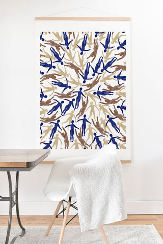 Marta Barragan Camarasa Tide of people Art Print And Hanger