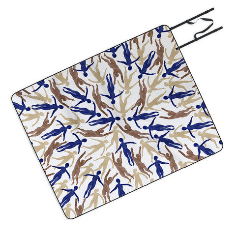 Marta Barragan Camarasa Tide of people Picnic Blanket