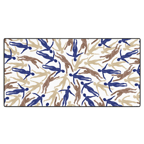 Marta Barragan Camarasa Tide of people Desk Mat