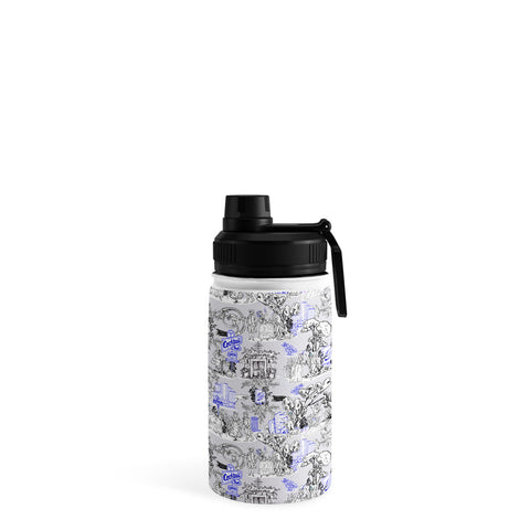 Marta Barragan Camarasa Toile de Jouy Between eras 02 Water Bottle