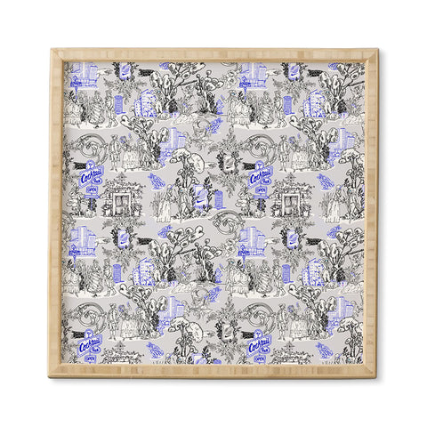 Marta Barragan Camarasa Toile de Jouy Between eras 02 Framed Wall Art